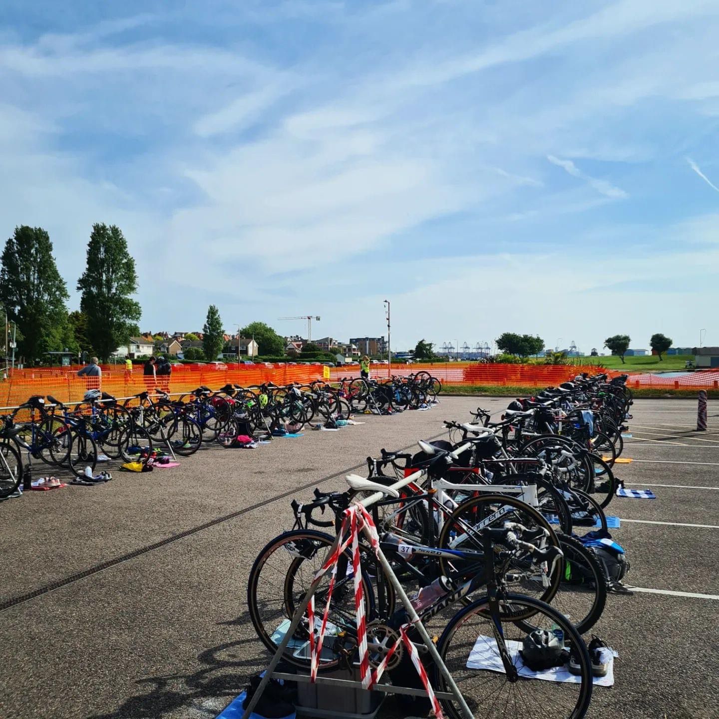 bikes racked